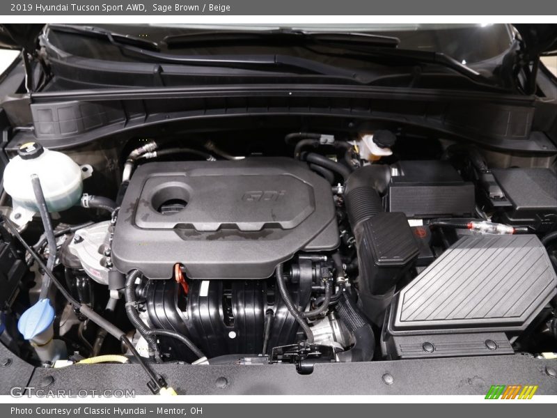 Sage Brown / Beige 2019 Hyundai Tucson Sport AWD