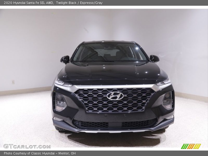 Twilight Black / Espresso/Gray 2020 Hyundai Santa Fe SEL AWD