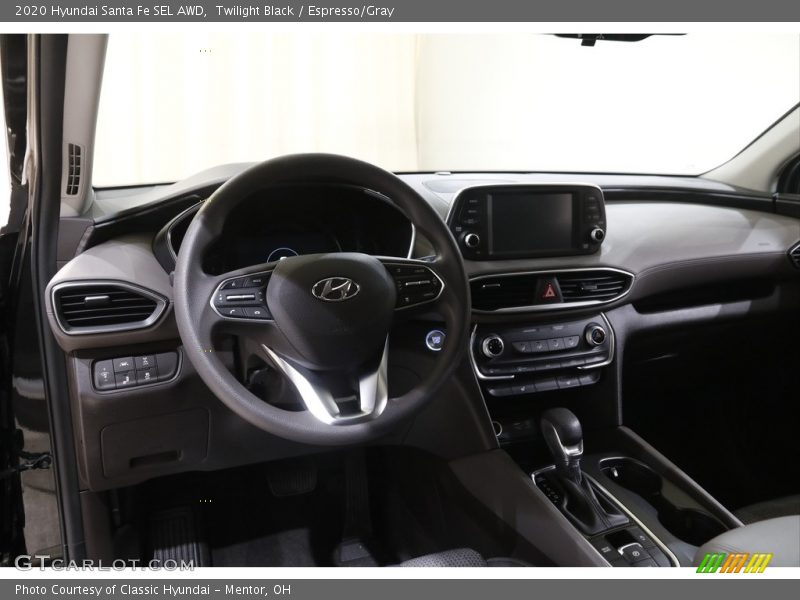 Twilight Black / Espresso/Gray 2020 Hyundai Santa Fe SEL AWD