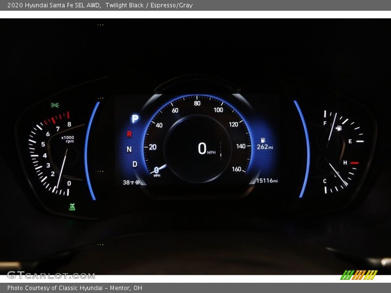 Twilight Black / Espresso/Gray 2020 Hyundai Santa Fe SEL AWD