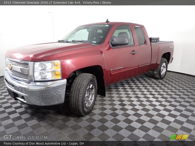 Victory Red / Ebony 2013 Chevrolet Silverado 1500 LT Extended Cab 4x4