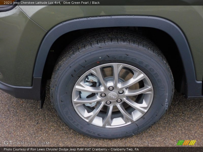 Olive Green Pearl / Black 2021 Jeep Cherokee Latitude Lux 4x4