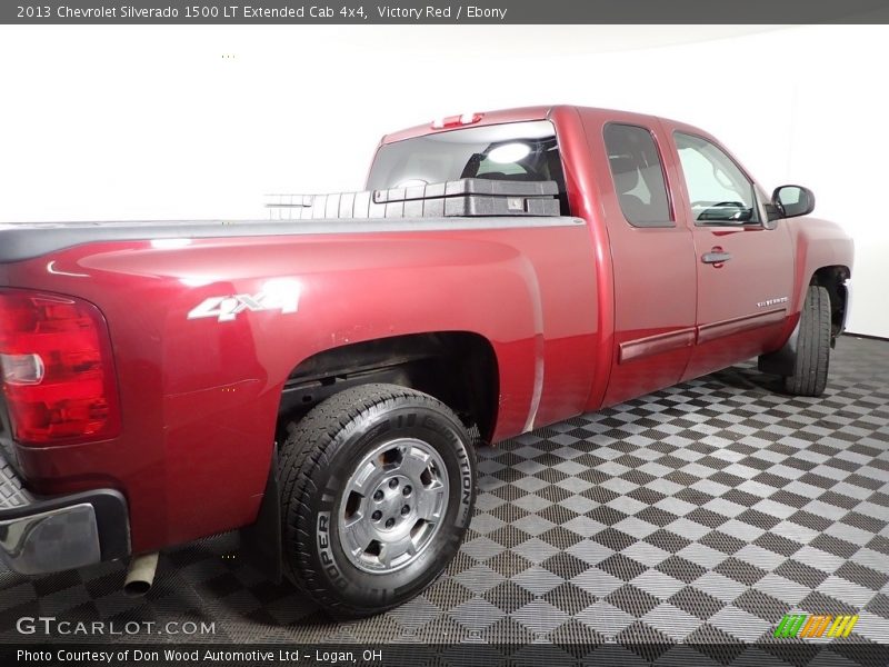 Victory Red / Ebony 2013 Chevrolet Silverado 1500 LT Extended Cab 4x4