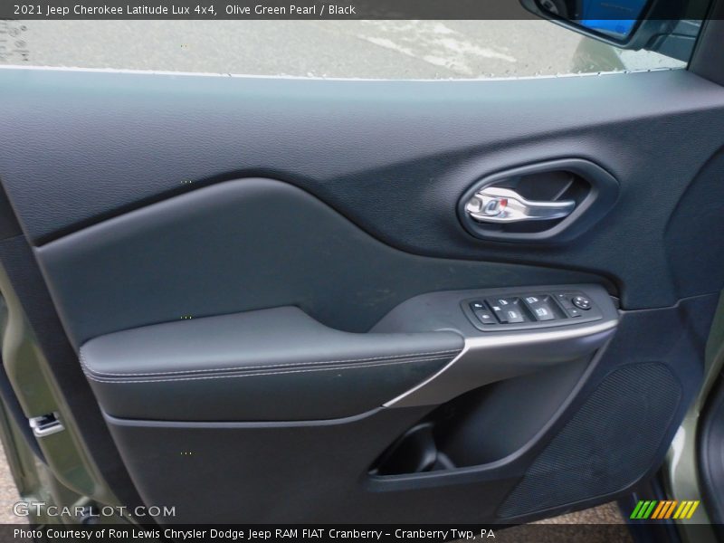 Olive Green Pearl / Black 2021 Jeep Cherokee Latitude Lux 4x4