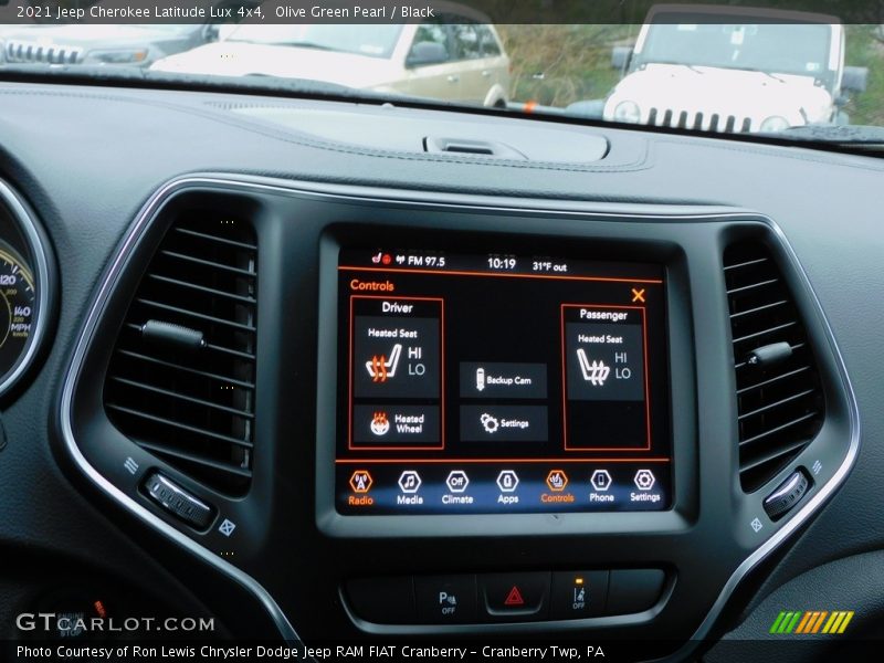 Olive Green Pearl / Black 2021 Jeep Cherokee Latitude Lux 4x4