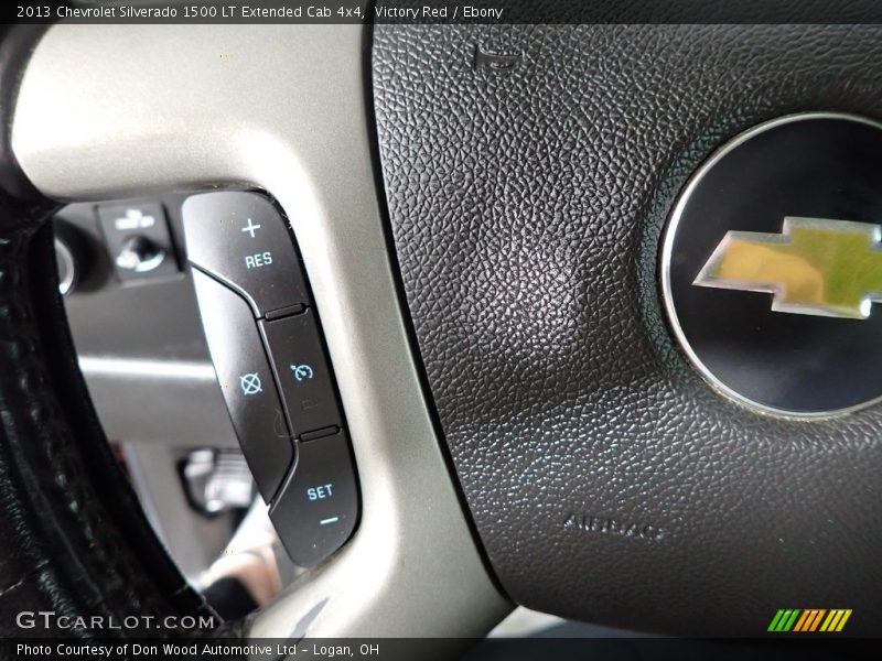 Victory Red / Ebony 2013 Chevrolet Silverado 1500 LT Extended Cab 4x4