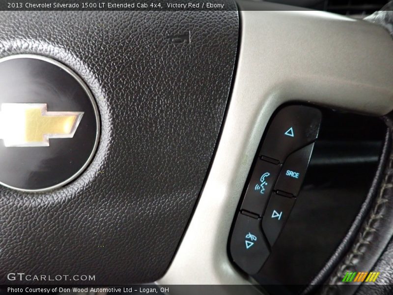 Victory Red / Ebony 2013 Chevrolet Silverado 1500 LT Extended Cab 4x4