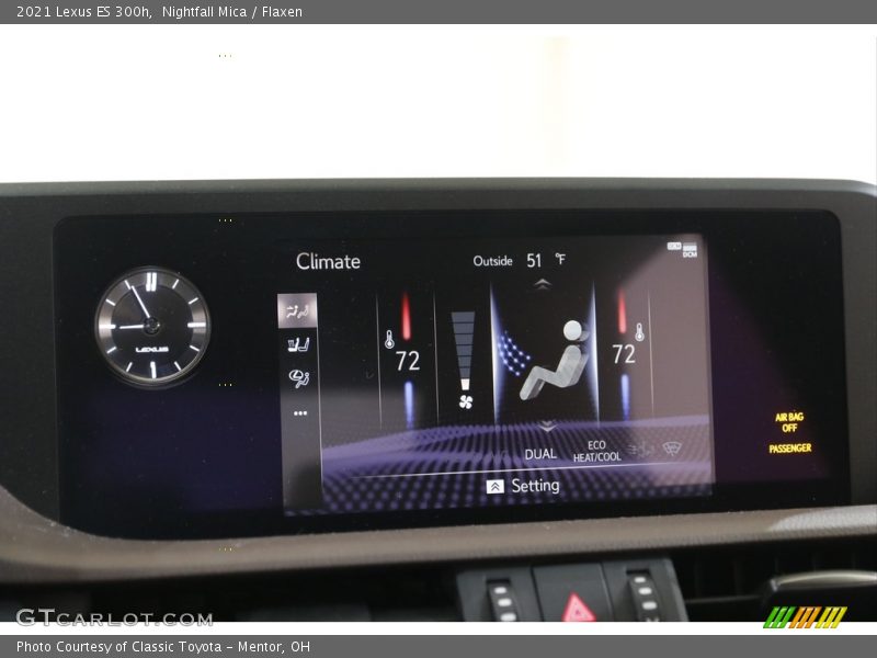 Nightfall Mica / Flaxen 2021 Lexus ES 300h