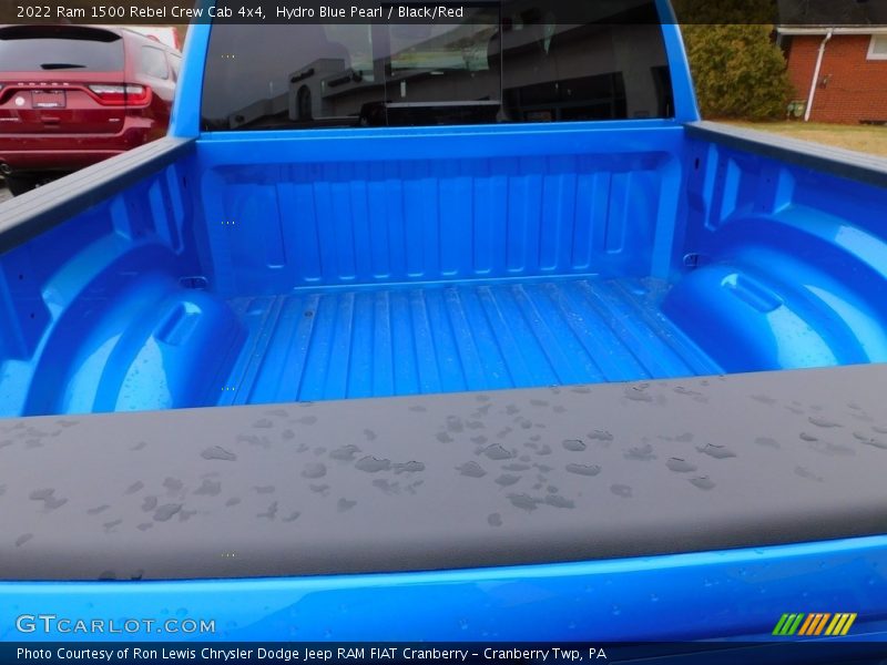Hydro Blue Pearl / Black/Red 2022 Ram 1500 Rebel Crew Cab 4x4