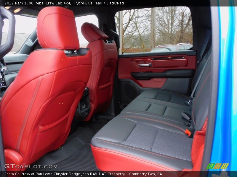Rear Seat of 2022 1500 Rebel Crew Cab 4x4