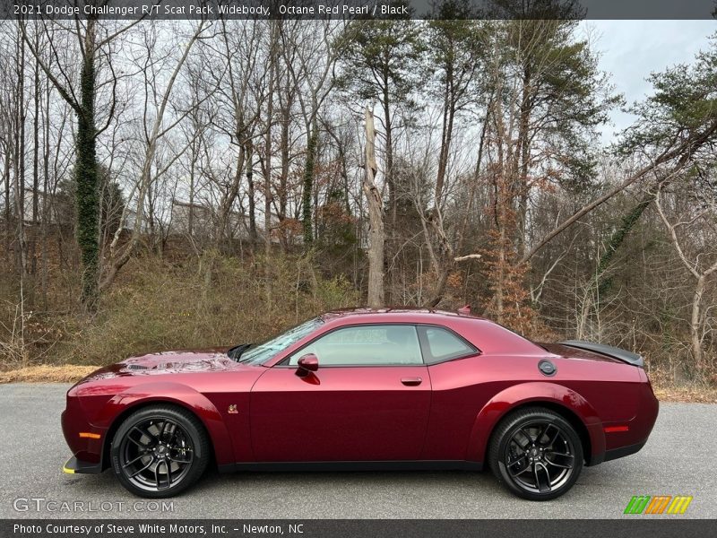 Octane Red Pearl / Black 2021 Dodge Challenger R/T Scat Pack Widebody