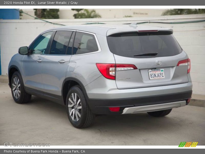 Lunar Silver Metallic / Gray 2020 Honda Pilot EX