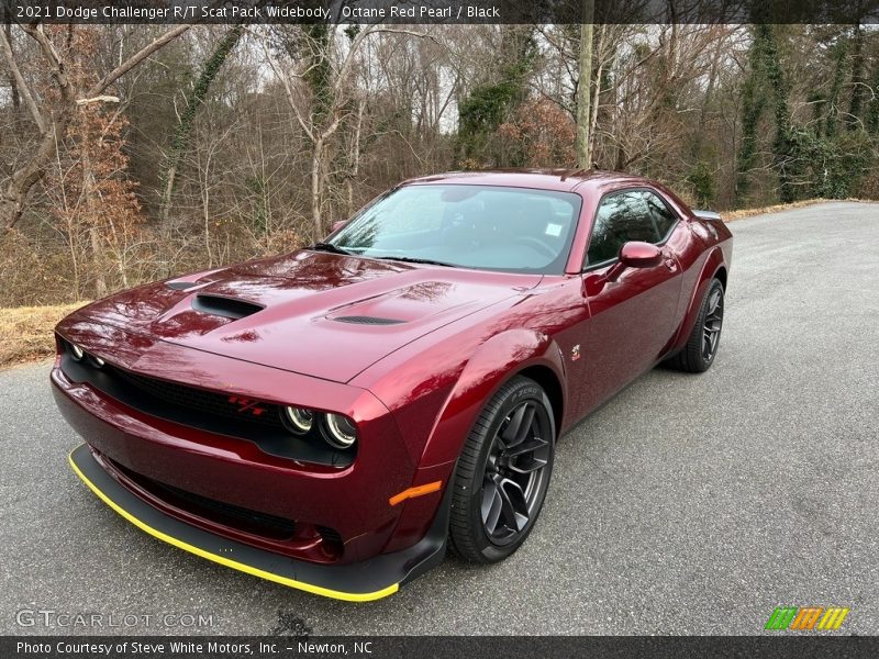 Octane Red Pearl / Black 2021 Dodge Challenger R/T Scat Pack Widebody
