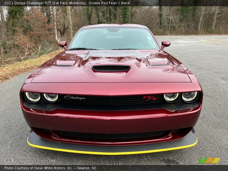 Octane Red Pearl / Black 2021 Dodge Challenger R/T Scat Pack Widebody