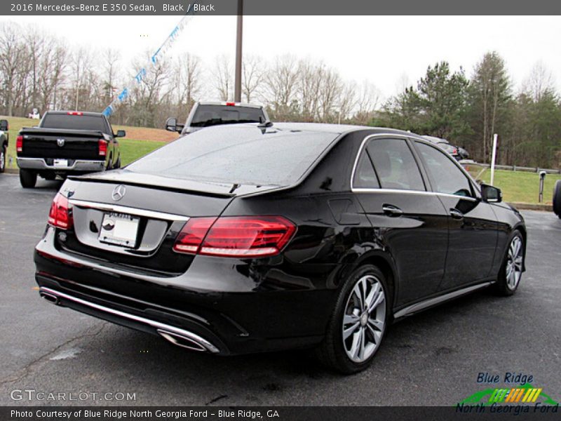 Black / Black 2016 Mercedes-Benz E 350 Sedan