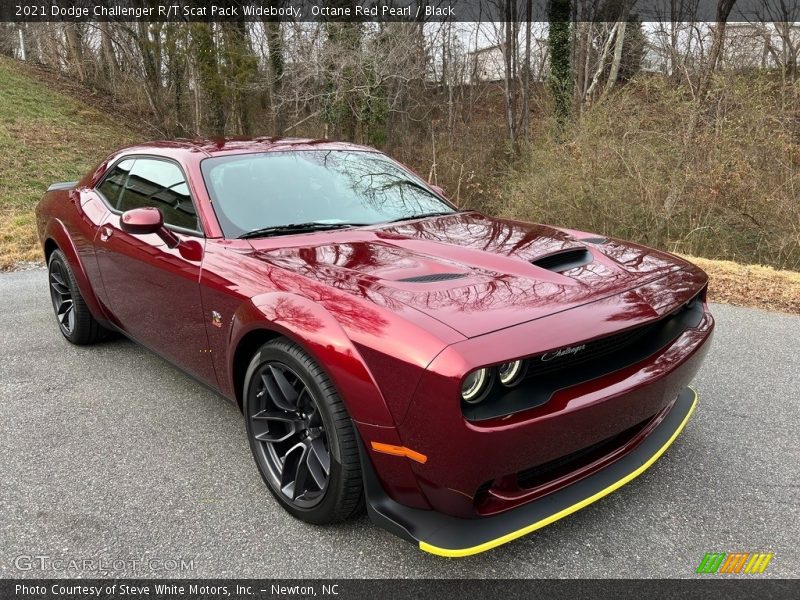 Octane Red Pearl / Black 2021 Dodge Challenger R/T Scat Pack Widebody
