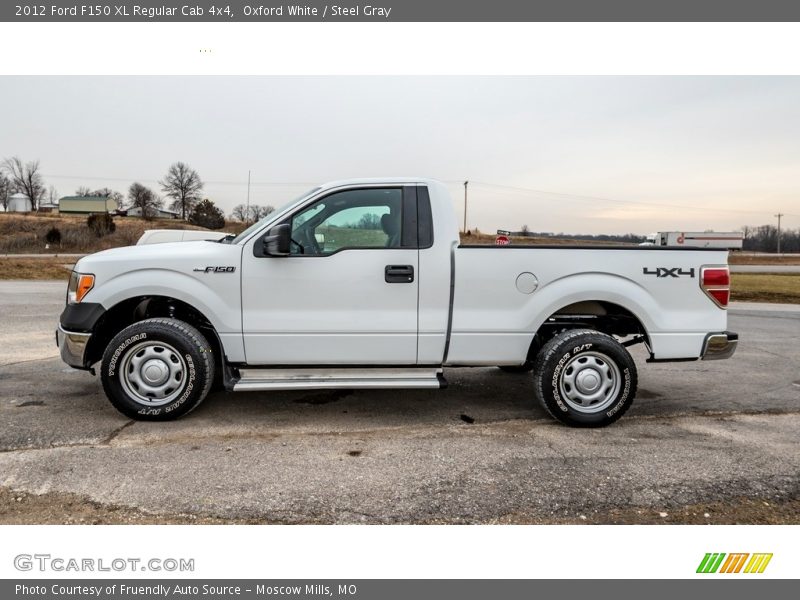  2012 F150 XL Regular Cab 4x4 Oxford White