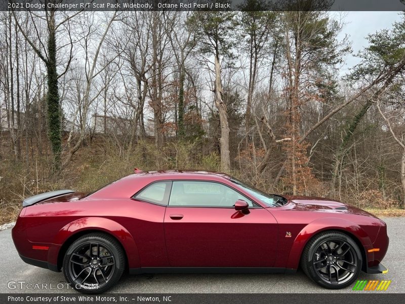 Octane Red Pearl / Black 2021 Dodge Challenger R/T Scat Pack Widebody