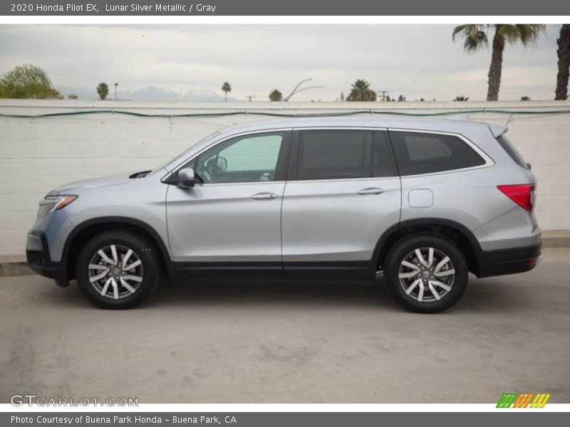 Lunar Silver Metallic / Gray 2020 Honda Pilot EX