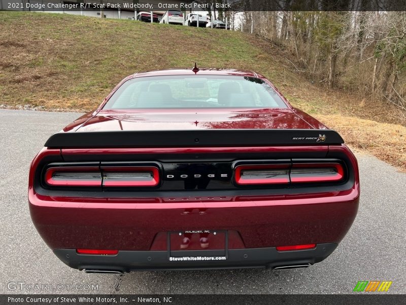 Octane Red Pearl / Black 2021 Dodge Challenger R/T Scat Pack Widebody
