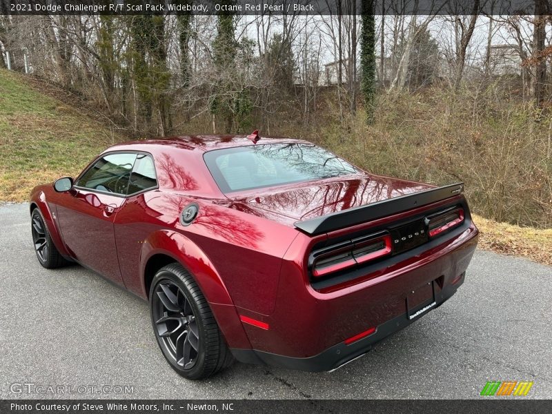 Octane Red Pearl / Black 2021 Dodge Challenger R/T Scat Pack Widebody