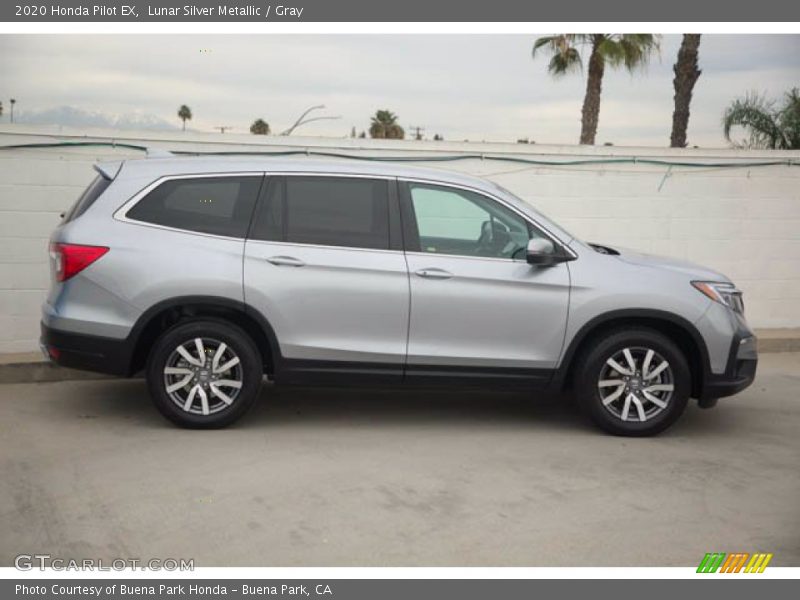 Lunar Silver Metallic / Gray 2020 Honda Pilot EX