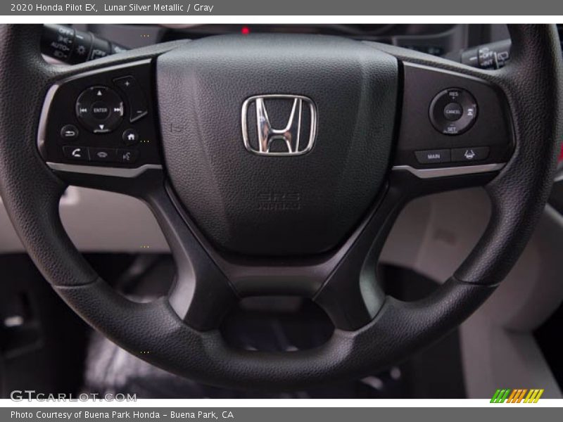 Lunar Silver Metallic / Gray 2020 Honda Pilot EX
