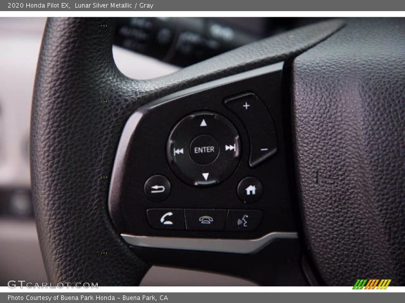 Lunar Silver Metallic / Gray 2020 Honda Pilot EX