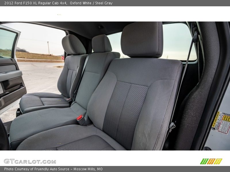 Oxford White / Steel Gray 2012 Ford F150 XL Regular Cab 4x4