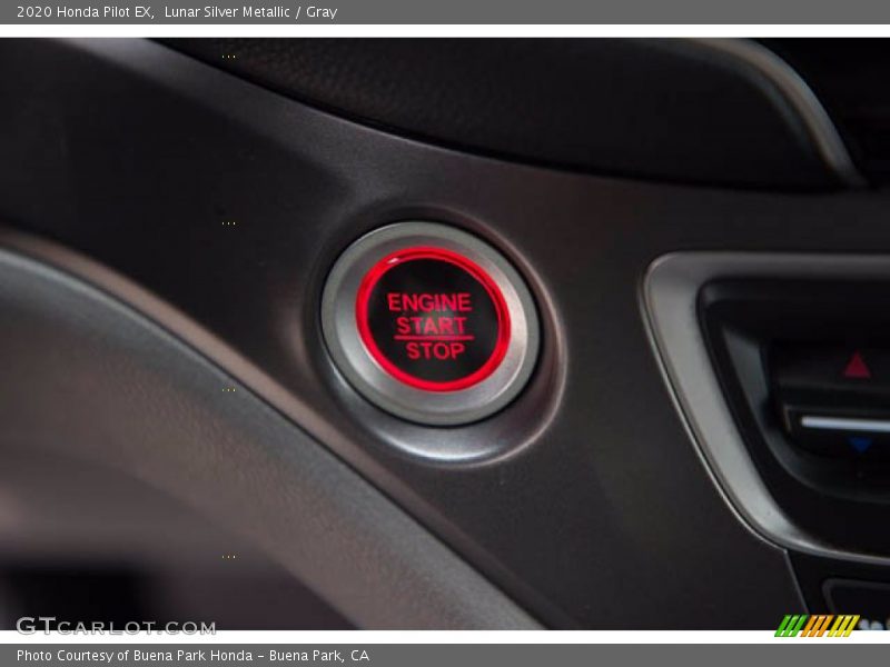 Lunar Silver Metallic / Gray 2020 Honda Pilot EX