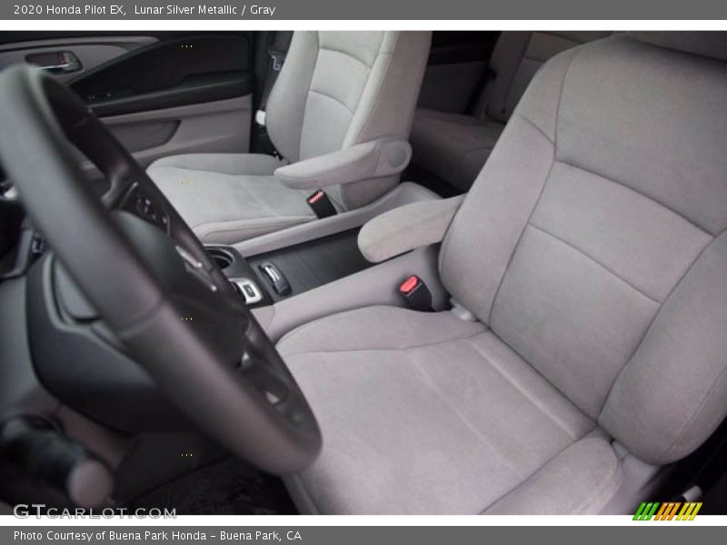 Lunar Silver Metallic / Gray 2020 Honda Pilot EX