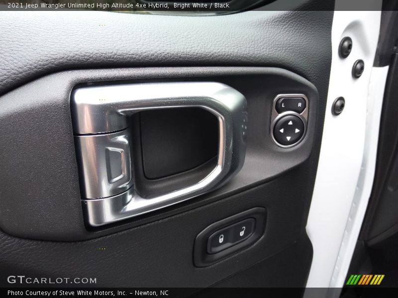 Bright White / Black 2021 Jeep Wrangler Unlimited High Altitude 4xe Hybrid