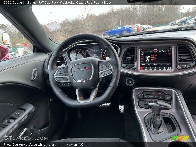 Octane Red Pearl / Black 2021 Dodge Challenger R/T Scat Pack Widebody