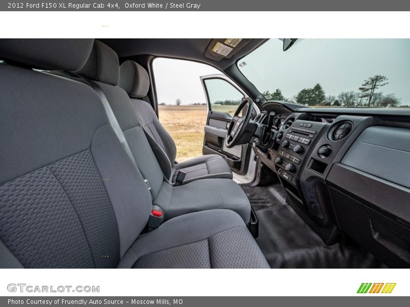 Oxford White / Steel Gray 2012 Ford F150 XL Regular Cab 4x4