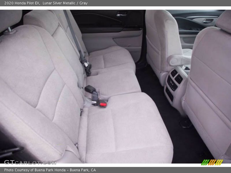 Lunar Silver Metallic / Gray 2020 Honda Pilot EX