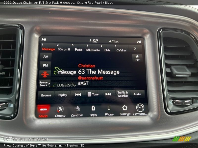 Octane Red Pearl / Black 2021 Dodge Challenger R/T Scat Pack Widebody