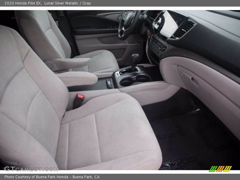 Lunar Silver Metallic / Gray 2020 Honda Pilot EX
