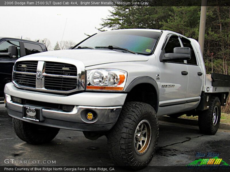 Bright Silver Metallic / Medium Slate Gray 2006 Dodge Ram 2500 SLT Quad Cab 4x4