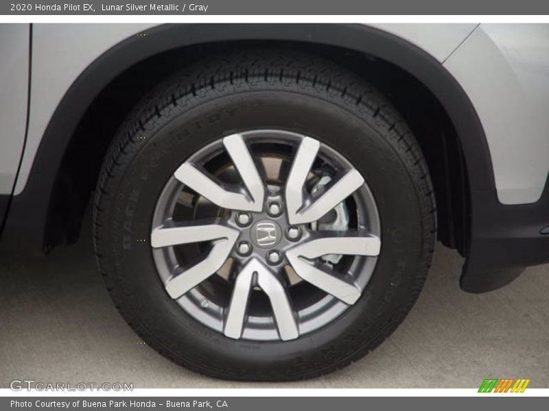 Lunar Silver Metallic / Gray 2020 Honda Pilot EX