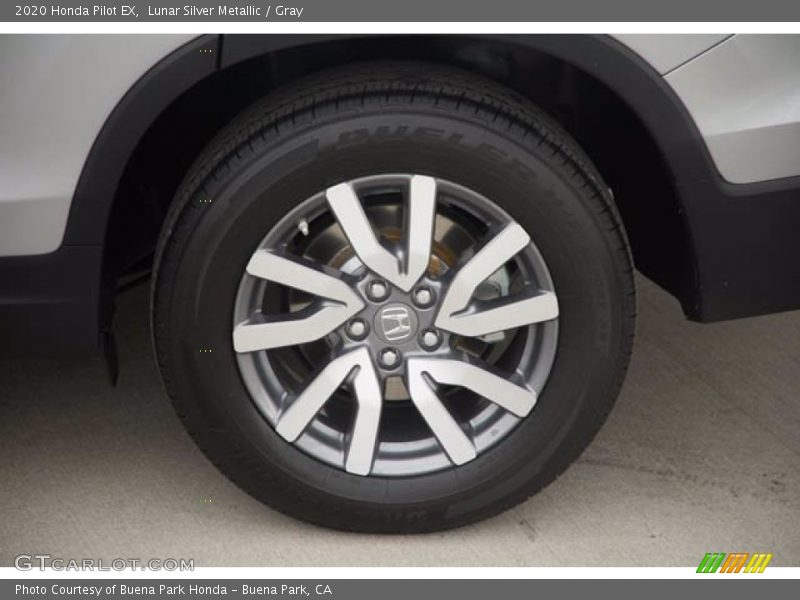Lunar Silver Metallic / Gray 2020 Honda Pilot EX