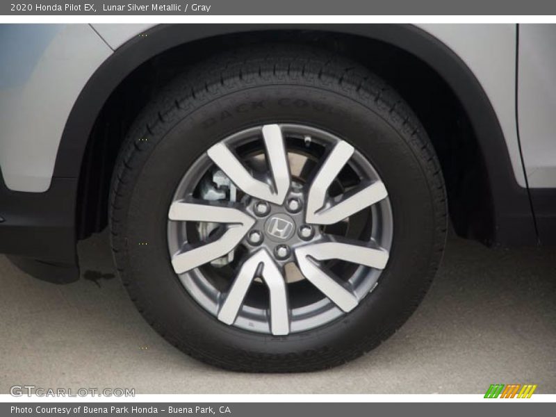 Lunar Silver Metallic / Gray 2020 Honda Pilot EX