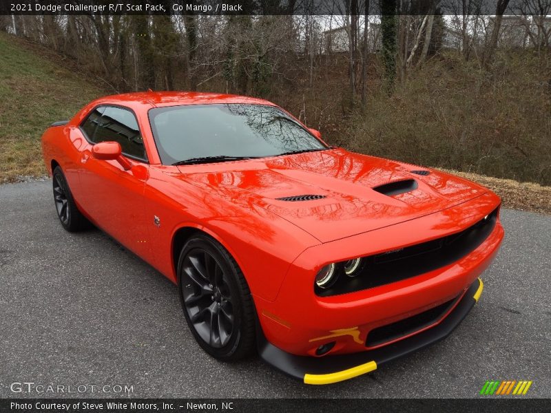 Go Mango / Black 2021 Dodge Challenger R/T Scat Pack