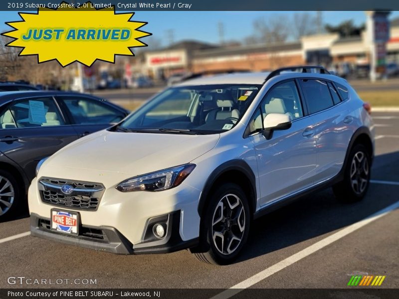 Crystal White Pearl / Gray 2019 Subaru Crosstrek 2.0i Limited
