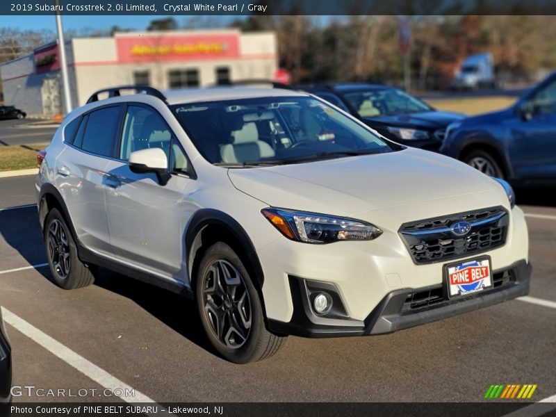 Crystal White Pearl / Gray 2019 Subaru Crosstrek 2.0i Limited