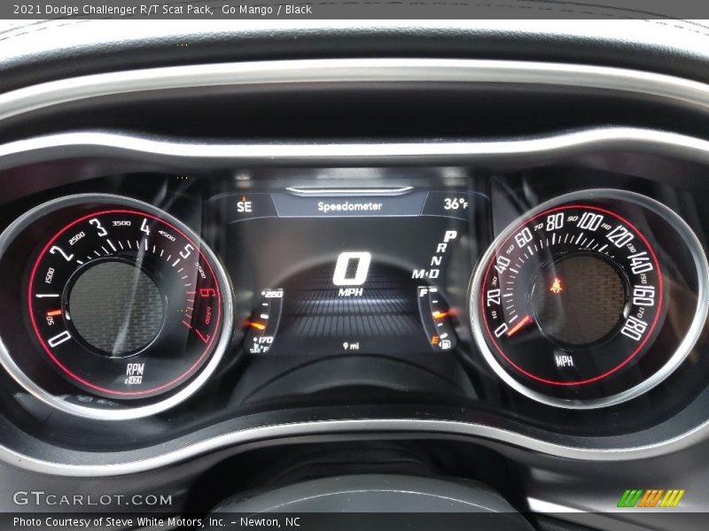 Go Mango / Black 2021 Dodge Challenger R/T Scat Pack