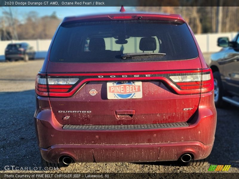 Octane Red Pearl / Black 2020 Dodge Durango GT AWD
