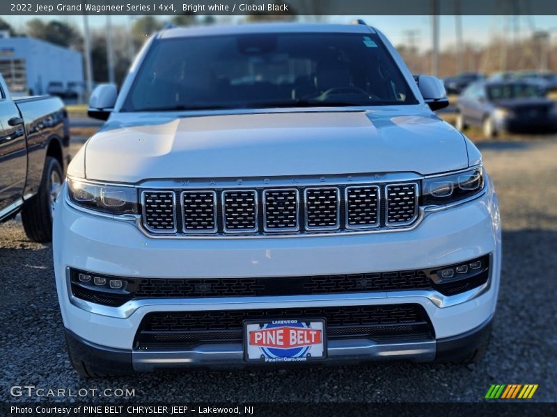 Bright white / Global Black 2022 Jeep Grand Wagoneer Series I 4x4