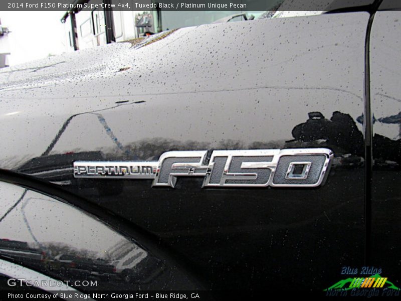 Tuxedo Black / Platinum Unique Pecan 2014 Ford F150 Platinum SuperCrew 4x4