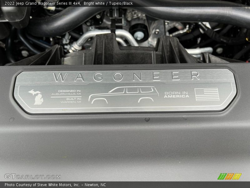 Info Tag of 2022 Grand Wagoneer Series III 4x4