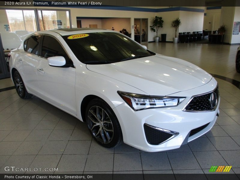 Platinum White Pearl / Ebony 2020 Acura ILX Premium